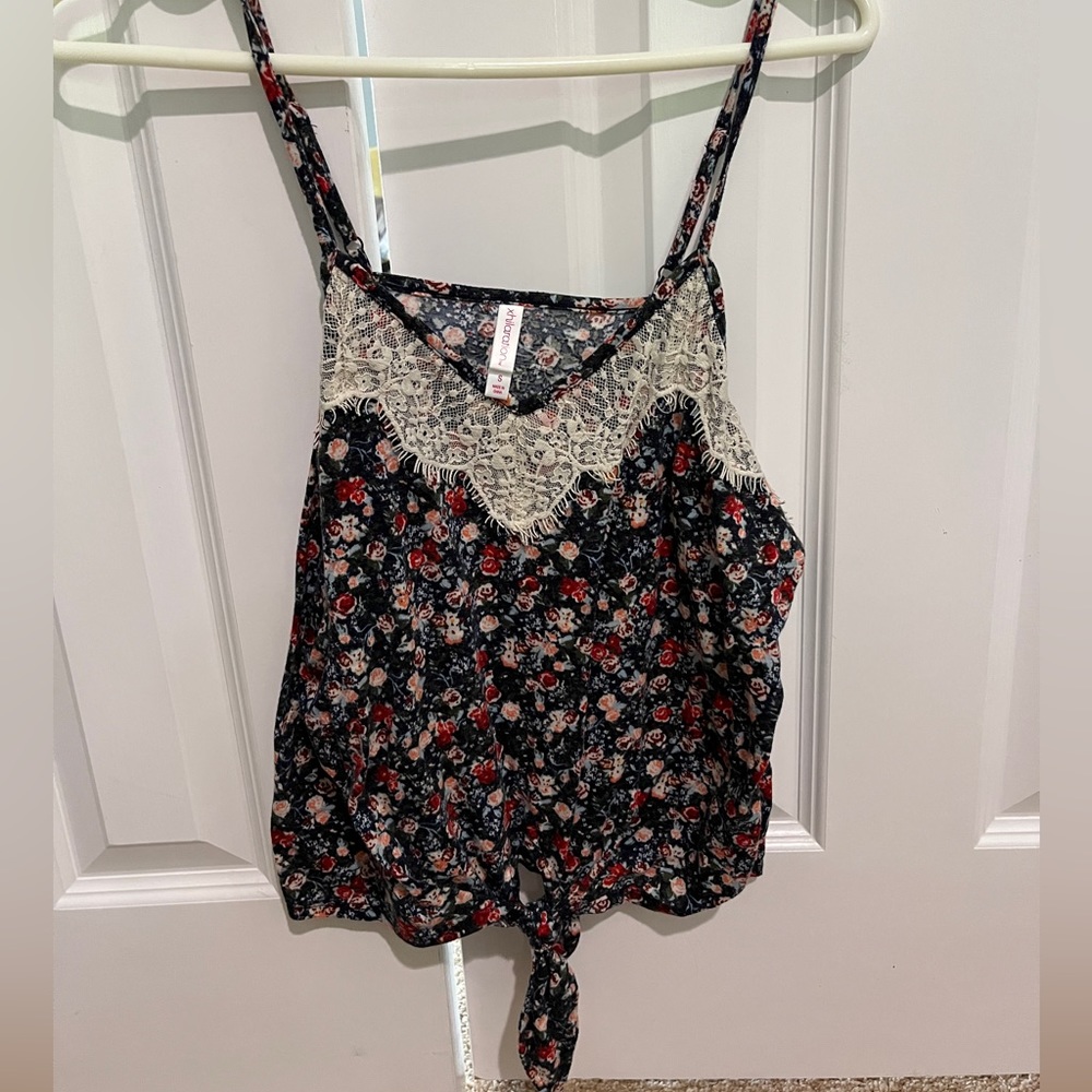 Lace Floral Tank